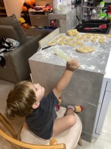 Biscoitos de Natal com o Bêbe 3 biscoitinhos