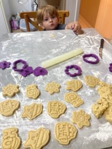 Biscoitos de Natal com o Bêbe 4 feriascomcrianca