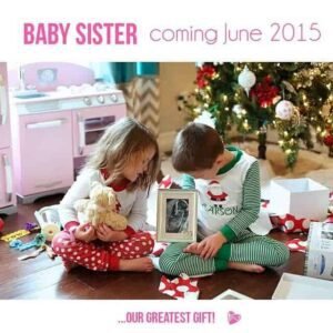 Idéias de Fotos para Anunciar Gravidez 30 baby sister